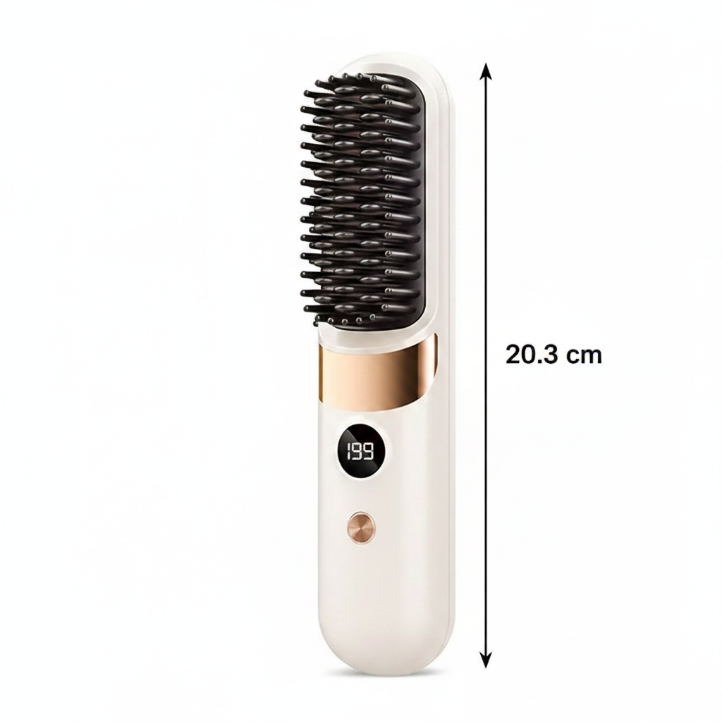Satin Mane™ Silk Finish Hair Straightener Brush