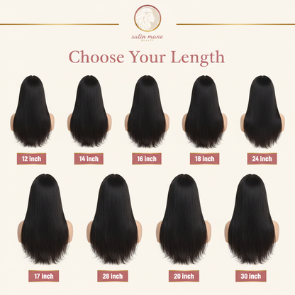 Satin Mane Wig - Length Guide